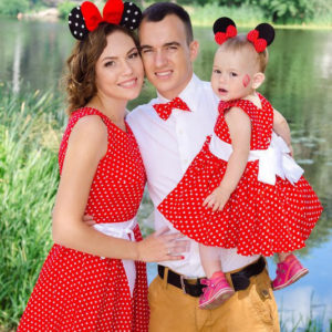 Matching Mickey Mouse Family