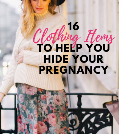 Best clothes to hide pregnancy clearance belly